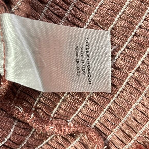 Lulus Dusty Rose Floral Velvet Dress Size Medium - Picture 4 of 13